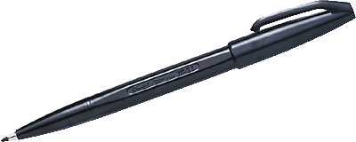 Pentel Faserschreiber S520 /S520-A 2,0 mm schwarz