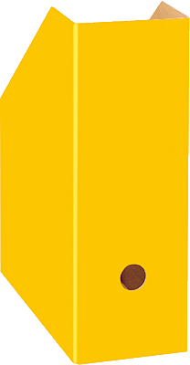 Landre Stehsammler/350000009 10,5x26x31cm gelb Karton
