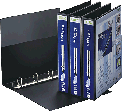 Leitz Präsentationsringbuch SoftClick Premium/4200-00-01 B276xH319xT42 mm weiß