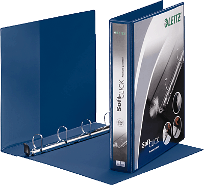 Leitz Präsentationsringbuch SoftClick Premium/4202-00-35 B280xH319xT52 mm blau