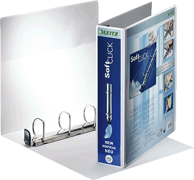 Leitz Präsentationsringbuch SoftClick Premium/4203-00-01 B290xH319xT69 mm weiß
