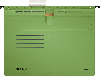 Leitz ALPHA Hängehefter/1984-30-55 A4 grün 250g/qm Inh.5