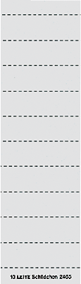 Leitz Beschriftungsetiketten/2465-00-01 50x15mm weiß Karton Inh.100