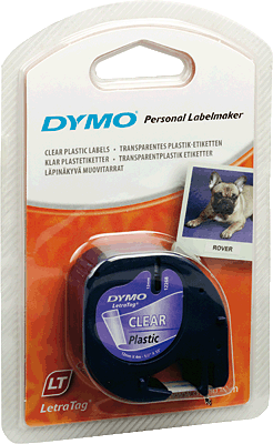 Dymo Schriftbänder/S0721550 12 mm transparent Plastik