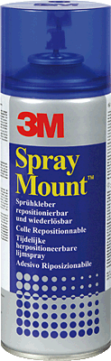 3M Sprühkleber Spray Mount /51847 ablösbar Inh.400 ml