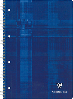 Clairefontaine Collegblock/8258C DIN A4  blau kariert 90 g/qm