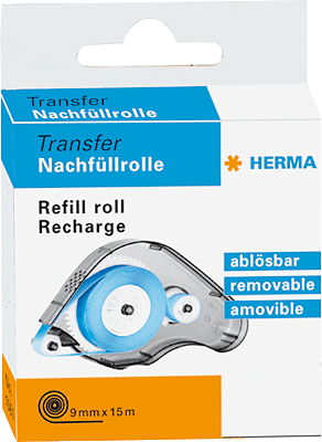 Herma Nachfüllkassette für Kleberoller/1061 15mx18mm ablösbar