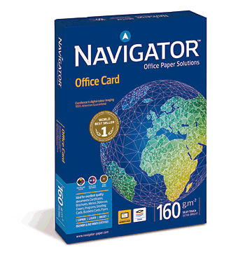 Navigator Office Card A4/PCO160F1 DIN A4 hochweiß Karton 160 g/qm Inh.250