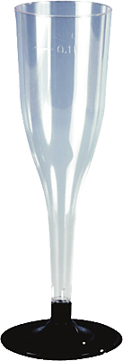 Papstar Sektglas/12196 0,1 l glasklar Sektgläser Inh.20