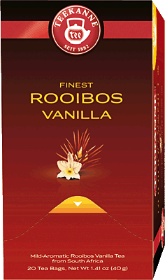 Teekanne Rotbusch-Vanille Tee/6254 Rotbusch Vanille sanft, fein und duftig Inh.20