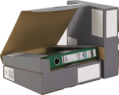 Smartboxpor Ordner-Versandboxen/143397111 320x288 mm anthrazit 50-80 mm