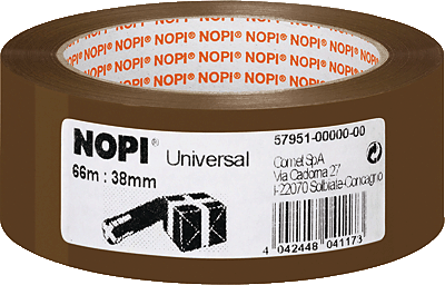 Nopi Packbänder Universal, PP, braun/57951 38 mm x 66 m