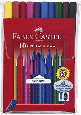 Faber-Castell Fasermaler GRIP/155310 Inh.10