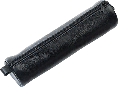 Schlamperrolle, Echt Leder/43031 ca. 21 x 6 cm schwarz 42 g