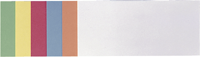 Franken Karten Rechteck/UMZ 1020 05 9,5x20,5cm orange 130 g/qm Inh.500