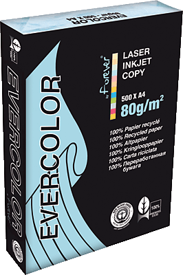 Clairefontaine Forever Evercolor Pastell Hellgelb DIN A4/40005C 80 g/qm Inh.500