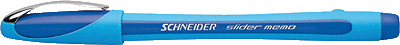 Schneider Kugelschreiber Slider Memo XB 150203 blau, hellblau 1,4 mm