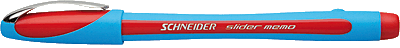 Schneider Kugelschreiber Slider Memo XB 150202 rot, hellblau 1,4 mm