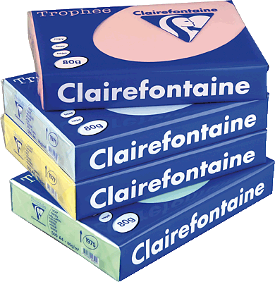 Clairefontaine Trophee Papier  hellgelb 160 g/1023C A4 Inh.250