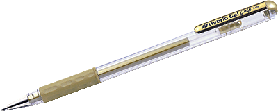 Pentel Gel-Tintenroller K118 Metallic/K118-X 0,4mm gold