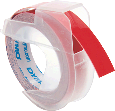 Dymo Prägeband 9 mm x 3 m rot/S0898150