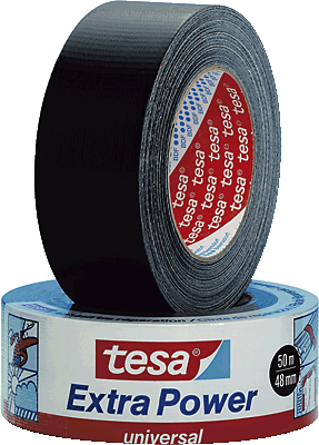 Tesa Extra Power universal Reparaturband/56388-00001-07 50mmx25m schwarz