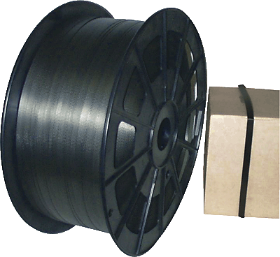 Smartboxpro Umreifungsband Polypropylen/165304266 0,55 mm dick schwarz 130 kg Inh.2000 m