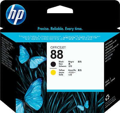 HP Druckkopf C9381A/C9381AE gelb/schwarz 88