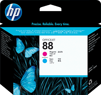 HP Druckkopf C9382A/C9382AE magenta/cyan 88