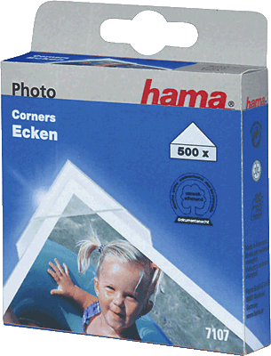 Hama Fotoecken 7107 VE500 Inh.500 Fotoecken