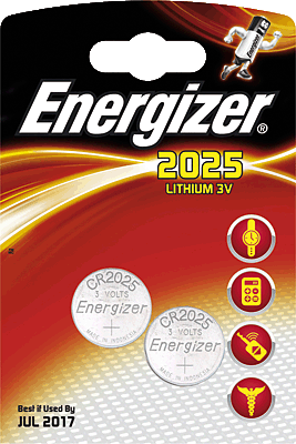 Energizer Spezialbatterien/Knopfzellen/626981 CR 2025 Inh.2