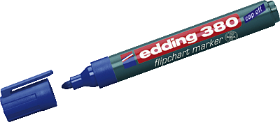 Edding Flipchartmarker 380/4-380003 blau