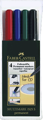 Faber-Castell Multimark Permanent S/152304 sortiert Inh.4