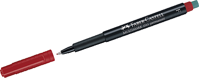 Faber-Castell Multimark Permanent F/151321 rot