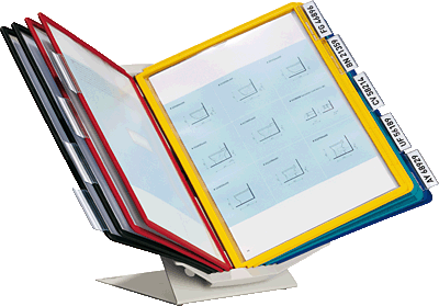 Durable Sichttafelsystem/5579-00 Inh.10 Tafeln