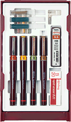 rotring Rapidograph College 4er-Set/S0699570