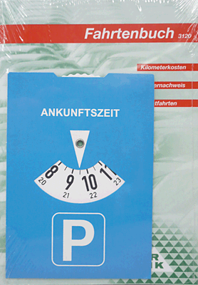 RNK Fahrtenbuch für PKW mit Parkscheibe/3120/2 DIN A5