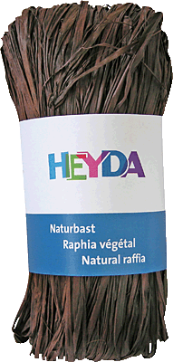 Heyda Naturbast/204887798 30 m braun 50 g