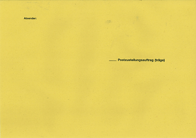 RNK Äußerer Postzustellungsumschlag/2049/50 B4 Inh.50
