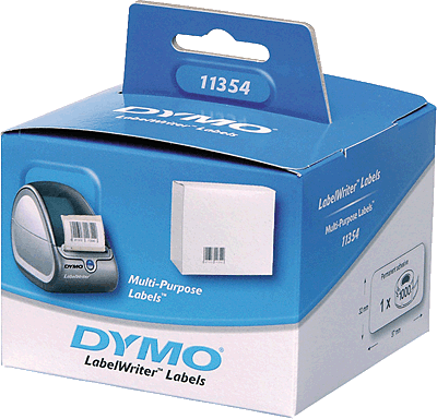 Dymo Etiketten 57x32mm/S0722540 57 x 32 mm weiß Inh.1000