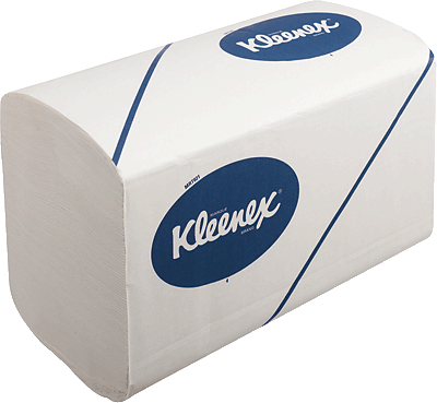 Kleenex Handtücher/6760 21,5 x 31,5 cm weiß AIRFLEX Material 40 g/m² Inh.3.480