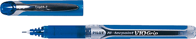 Pilot Tintenroller Hi-Tecpoint Grip V10/2208003 0,7 mm blau medium