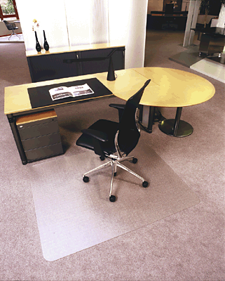 Floortex Bodenschutzmatte Teppichböden/FC1113423ER 120 x 134 cm transparent