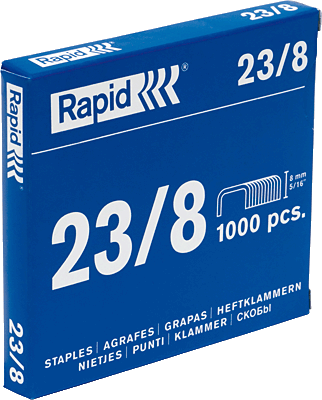 Rapid Heftklammer 23/8/24869200 verzinkt Inh.1000