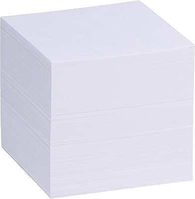 Folia Ersatzpapier f. Zettelbox weiß/9910-E 90x90x90 mm