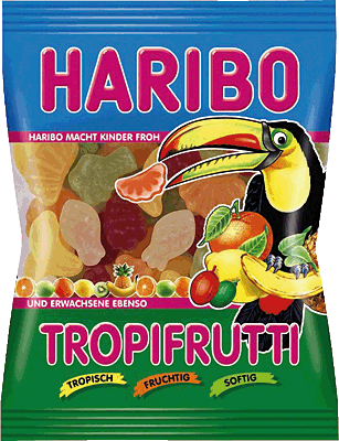 Haribo/141186 Tropi Frutti Fruchtgummi Inh.200 g