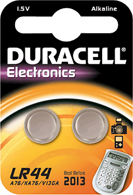 Duracell Alkaline 936915 LR44 Inh.2