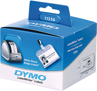 Dymo Blanko Namensschilder/S0722560 89 x 41 mm weiß Inh.300