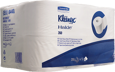 Kleenex Toilettenpapier/8440 Blattlänge 125 mm super-hochweiß 3-lagig 54 g/qm Inh.6