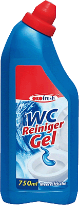 ORO-fresh WC-Reiniger Gel Meeresfrische/1015 Inh.750 ml